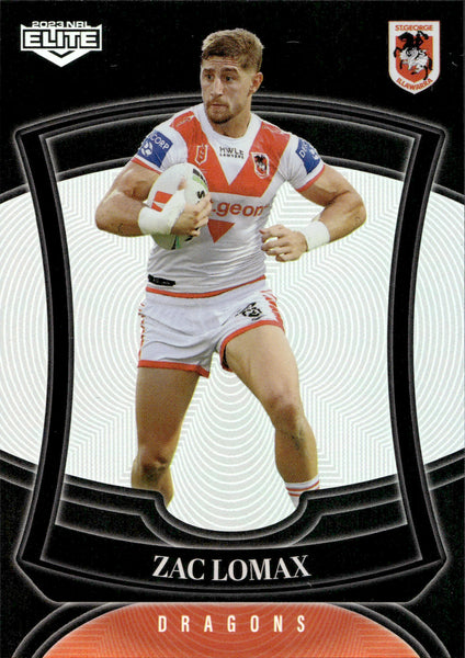 2023 NRL Elite Silver Special - P122 - Zac Lomax - St. George-Illawarra Dragons