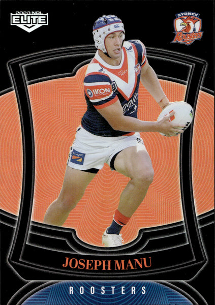 2023 NRL Elite Silver Special - P129 - Joseph Manu - Sydney Roosters