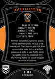 2023 NRL Elite Silver Special - P148 - David Klemmer - Wests Tigers