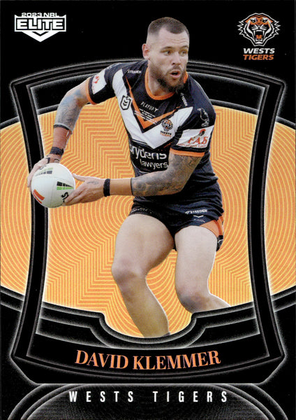 2023 NRL Elite Silver Special - P148 - David Klemmer - Wests Tigers