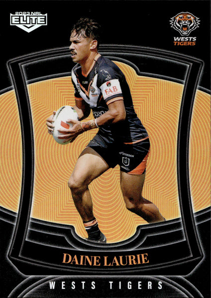 2023 NRL Elite Silver Special - P150 - Daine Laurie - Wests Tigers