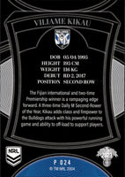 2023 NRL Elite Silver Special - P024 - Viliame Kikau - Canterbury-Bankstown Bulldogs