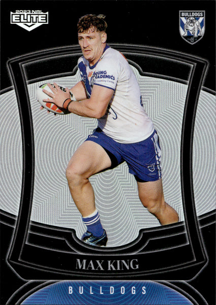 2023 NRL Elite Silver Special - P025 - Max King - Canterbury-Bankstown Bulldogs