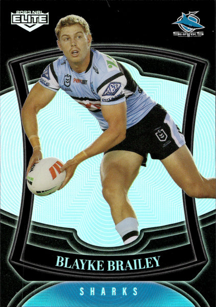 2023 NRL Elite Silver Special - P029 - Blayke Brailey - Cronulla-Sutherland Sharks