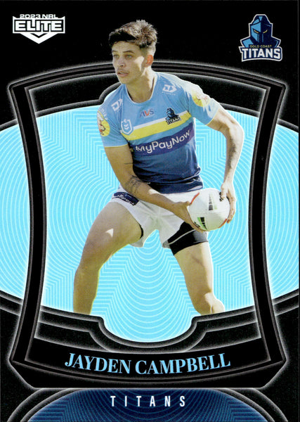 2023 NRL Elite Silver Special - P048 - Jayden Campbell - Gold Coast Titans