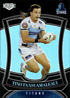 2023 NRL Elite Silver Special - P049 - Tino Fa’asuamaleaui - Gold Coast Titans