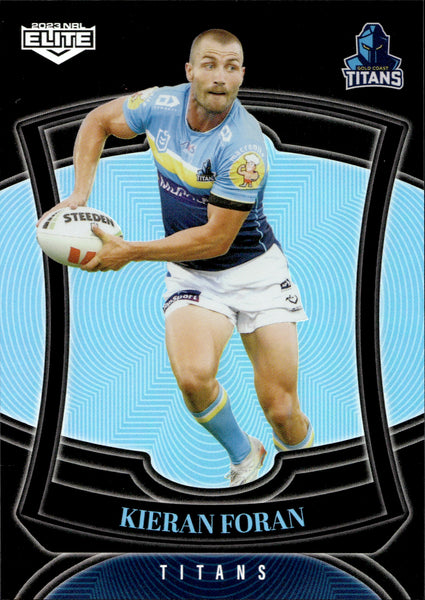 2023 NRL Elite Silver Special - P051 - Kieran Foran - Gold Coast Titans