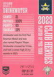 2024 NRL Traders - Club Heroes Pink - CHP 15 - Scott Drinkwater - 241/250