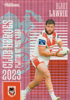 2024 NRL Traders - Club Heroes Pink - CHP 21 - Blake Lawrie - 224/250