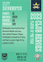 2024 NRL Traders - Club Heroes Teal - CHT 15 - Scott Drinkwater - 007/175
