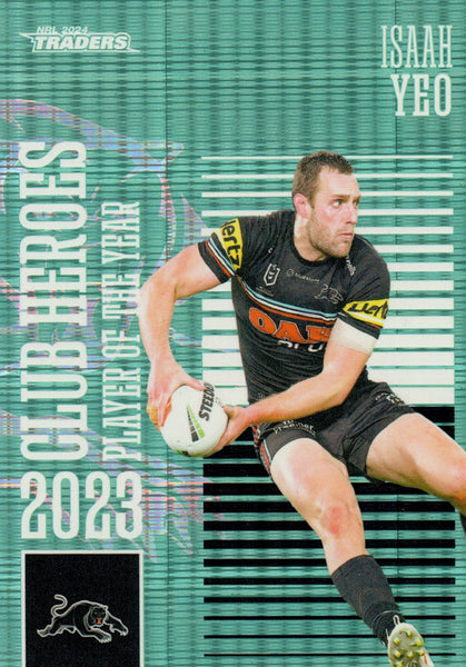 2024 NRL Traders - Club Heroes Teal - CHT 19 - Isaah Yeo - 124/175