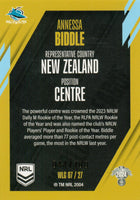 2024 NRL Traders - World In League Gold - WLG 07 - Annessa Biddle - 044/100