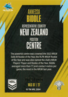 2024 NRL Traders - World In League Gold - WLG 07 - Annessa Biddle - 079/100