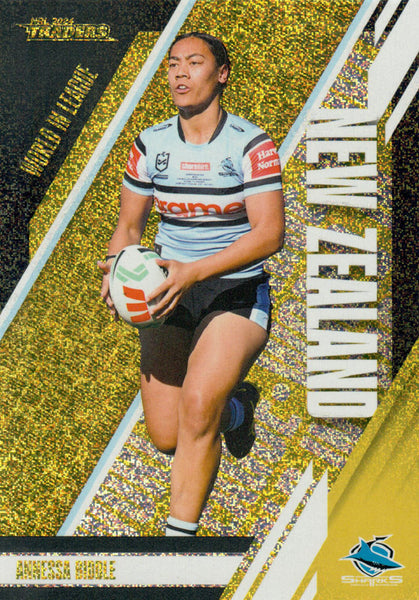 2024 NRL Traders - World In League Gold - WLG 07 - Annessa Biddle - 044/100