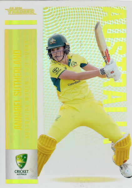 2024-25 Cricket Traders - Gold Special - G 045 - Annabel Sutherland - 04/67