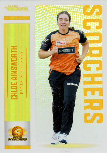 2024-25 Cricket Traders - Gold Special - G 123 - Chloe Ainsworth - 56/67