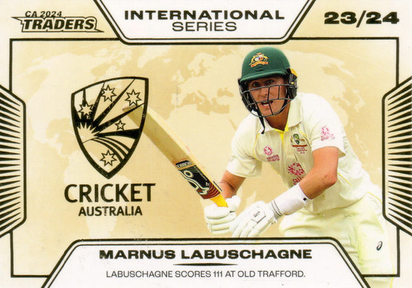 2024-25 Cricket Traders - International Series Gold - ISG 08 - Marnus Labuschagne - 47/67