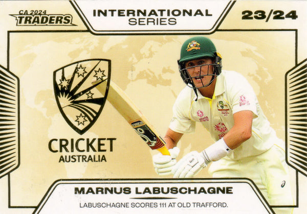 2024-25 Cricket Traders - International Series Gold - ISG 08 - Marnus Labuschagne - 27/67