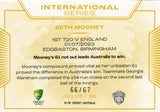 2024-25 Cricket Traders - International Series Gold - ISG 25 - Beth Mooney - 66/67