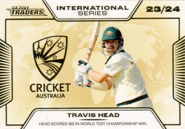 2024-25 Cricket Traders - International Series Gold - ISG 01 - Travis Head - 49/67