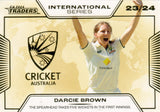 2024-25 Cricket Traders - International Series Gold - ISG 34 - Darcie Brown - 52/67