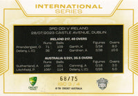 2024-25 Cricket Traders - International Series Case Cards - ISC 3 - Annabel Sutherland - 68/75