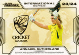 2024-25 Cricket Traders - International Series Case Cards - ISC 3 - Annabel Sutherland - 68/75