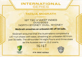 2024-25 Cricket Traders - International Series Gold - ISG 31 - Tahlia McGrath - 16/67