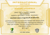 2024-25 Cricket Traders - International Series Gold - ISG 32 - Phoebe Litchfield - 07/67