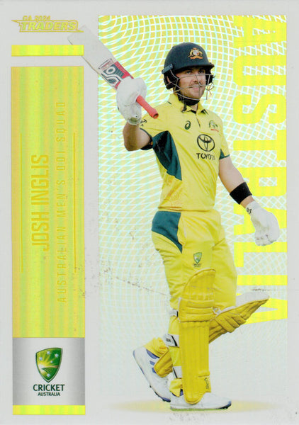 2024-25 Cricket Traders - Gold Special - G 013 - Josh Inglis - 28/67