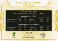 2024-25 Cricket Traders - International Series Case Cards - ISC 3 - Annabel Sutherland - 17/75