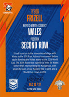 2024 NRL Traders - World In League Copper - WLC 13 - Tyson Frizell - 188/215