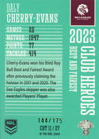 2024 NRL Traders - Club Heroes Teal - CHT 11 - Daly Cherry-Evans - 144/175