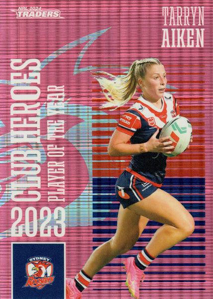 2024 NRL Traders - Club Heroes Pink - CHP 24 - Tarryn Aiken - 191/250