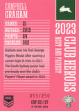 2024 NRL Traders - Club Heroes Pink - CHP 20 - Campbell Graham - 059/250