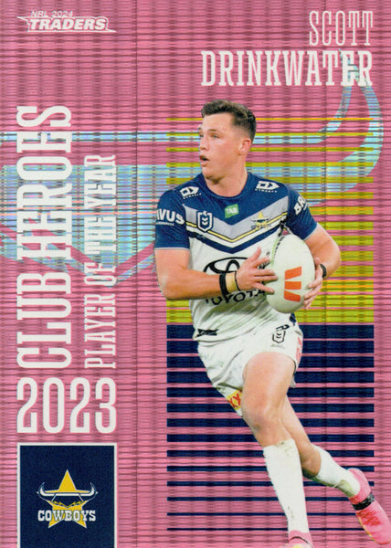 2024 NRL Traders - Club Heroes Pink - CHP 15 - Scott Drinkwater - 111/250