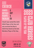 2024 NRL Traders - Club Heroes Pink - CHP 18 - Abbi Church - 014/250