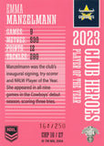 2024 NRL Traders - Club Heroes Pink - CHP 16 - Emma Manzelmann - 164/250