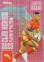 2024 NRL Traders - Club Heroes Pink - CHP 08 - Jamayne Isaako - 119/250