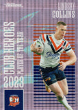 2024 NRL Traders - Club Heroes Violet - CHV 23 - Lindsay Collins - Sydney Roosters