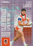 2024 NRL Traders - Club Heroes Violet - CHV 21 - Blake Lawrie - St. George-Illawarra Dragons