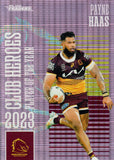 2024 NRL Traders - Club Heroes Violet - CHV 01 - Payne Haas - Brisbane Broncos