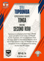 2024 NRL Traders - World In League Parallel - WLP 46 - Sitili Tupouniua - Sydney Roosters