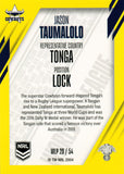 2024 NRL Traders - World In League Parallel - WLP 29 - Jason Taumalolo - North Queensland Cowboys