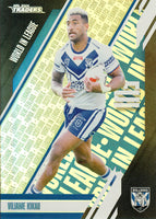 2024 NRL Traders - World In League Parallel - WLP 09 - Viliame Kikau - Canterbury-Bankstown Bulldogs