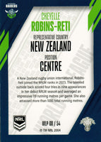 2024 NRL Traders - World In League Parallel - WLP 08 - Cheyelle Robins-Reti - Canberra Raiders