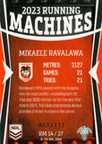 2024 NRL Traders - Running Machines - RM 14 - Mikaele Ravalawa - 068/117