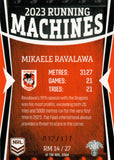 2024 NRL Traders - Running Machines - RM 14 - Mikaele Ravalawa - 012/117