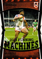 2024 NRL Traders - Running Machines - RM 14 - Mikaele Ravalawa - 012/117