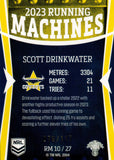 2024 NRL Traders - Running Machines - RM 10 - Scott Drinkwater - 076/117